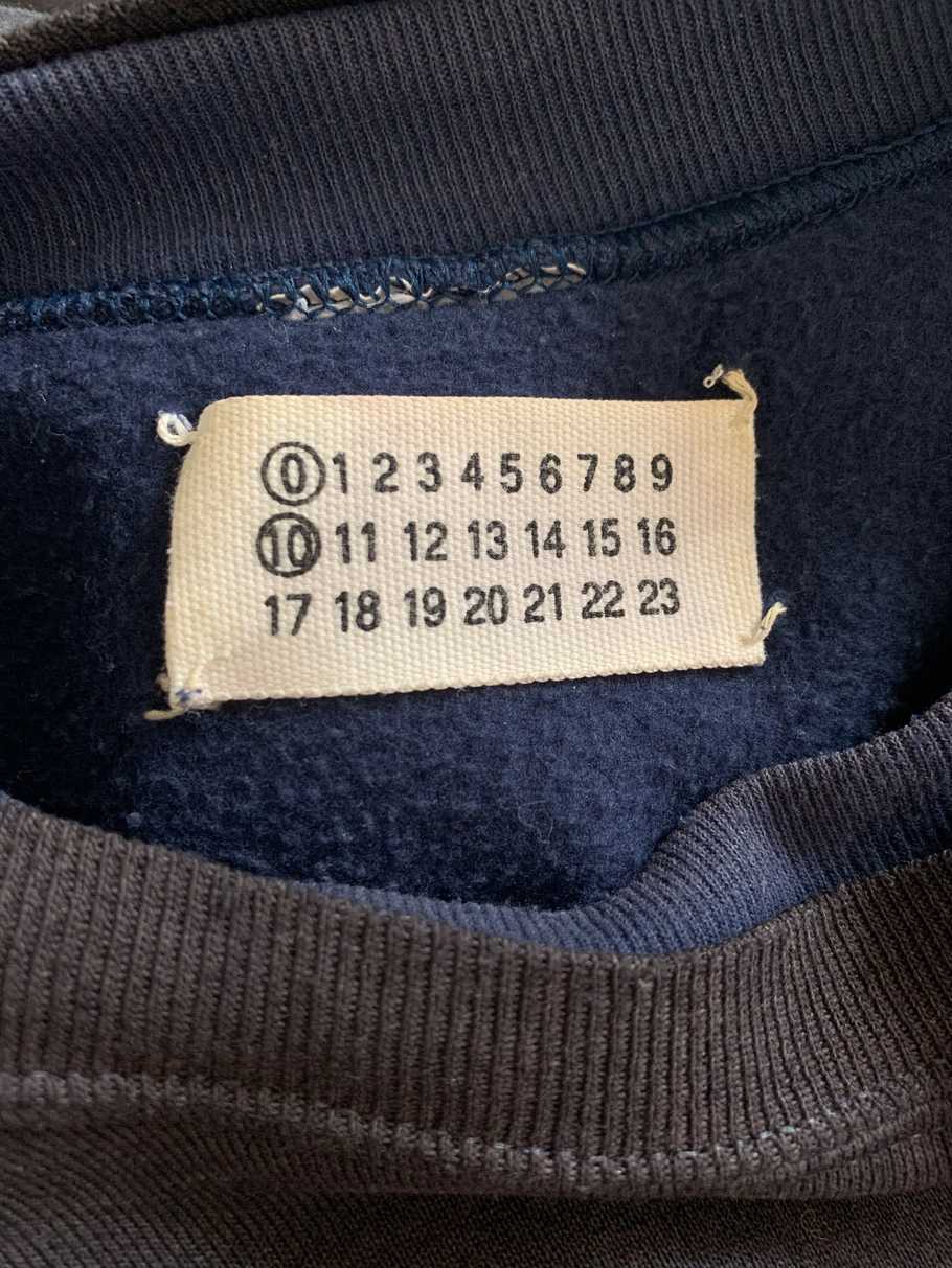 AW2004 Artisanal Line 0 10 Vintage Double Layer Sweatshirt