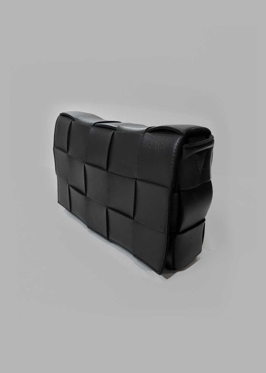 Intrecciato Leather Cassette Bag