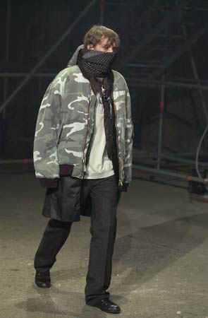 AW2001 'Riot, Riot, Riot!' Wide Leg Wool Trousers