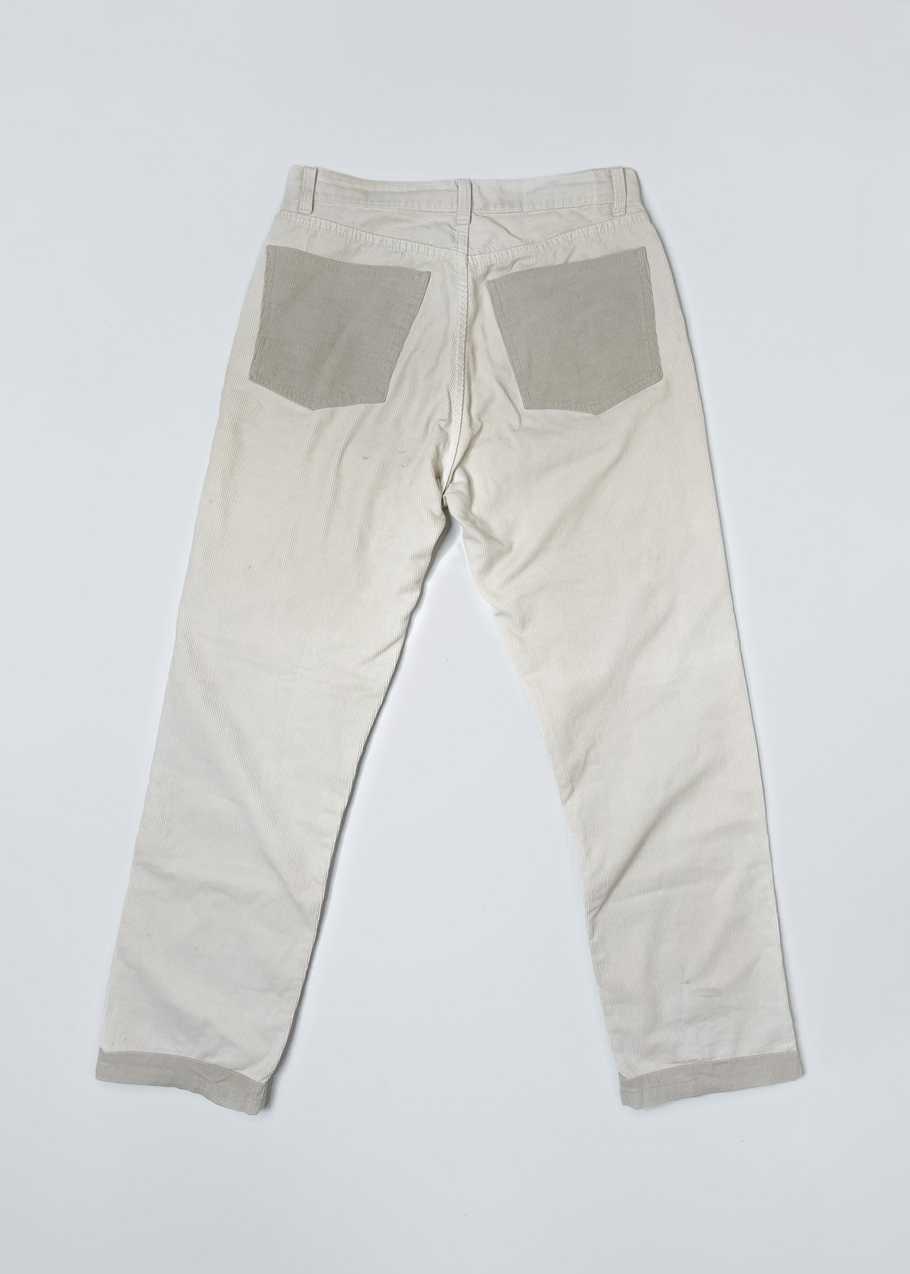 AW2003 Artisanal Line 0 10 Corduroy Patch Pants