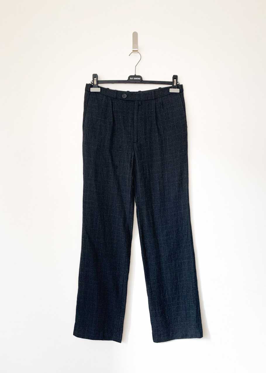 AW2001 'Riot, Riot, Riot!' Wide Leg Wool Trousers